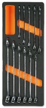 Beta M13 Foam tray with combination wrenches 024500013