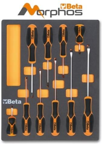 Beta M208MH Zachte Inlegbak + 10 Gereedschap 024500243