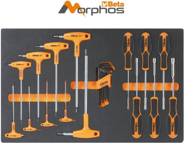 Beta M60MH Zachte Inlegbak + 23 Gereedschap 024500072