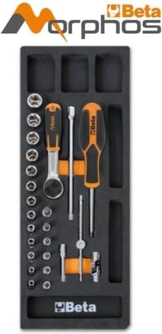Beta M91MH Zachte Inlegbak + 25 Gereedschap 024500098