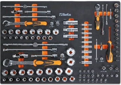 Beta MMV105 Soepele voorgevormde kunststof inzetbakken MM105 leeg 024590105