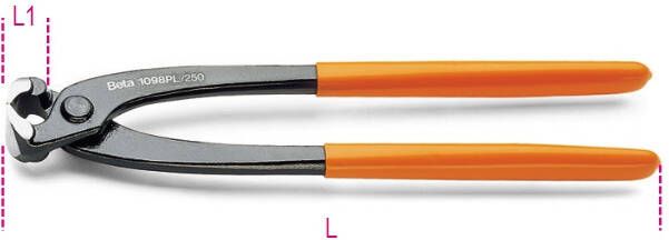 Beta Moniertangen PVC handgreep 1098PL 280 010980380