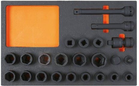 Beta MV127 Soepele voorgevormde kunststof inzetbakken M127 leeg 024510127