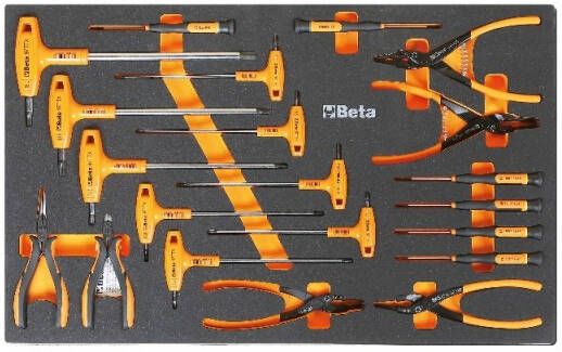 Beta MV62 Soepele voorgevormde kunststof inzetbakken M62 leeg 024510875