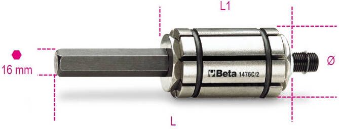 Beta Optrompgereedschap voor uitlaatpijp 1476C 1 014760101