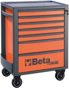 Beta RSC24 7-FO | Gereedschapswagen | 7 laden | Volledig Oranje