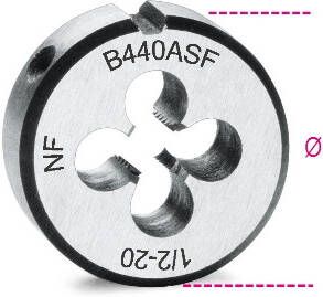 Beta Snijplaten fijne spoed UNF draad verchroomd staal 440ASF 1 4 004400241
