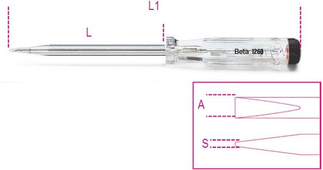 Beta Spanningszoeker 150 250V 1253