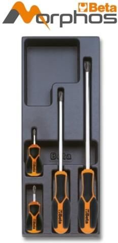 Beta T204MH Harde Inlegbak met 4 Gereedschap 024240242