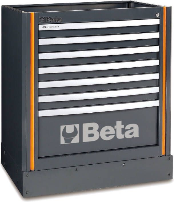 Beta Vast ladenblok met zeven laden passend in werkplaatscombinaties C55M7