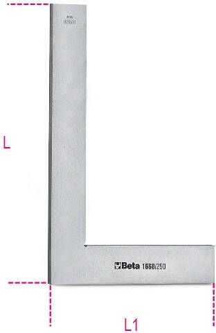 Beta Winkelhaak vervaardigd uit genormaliseerd geslepen staal 1668 200 016680220