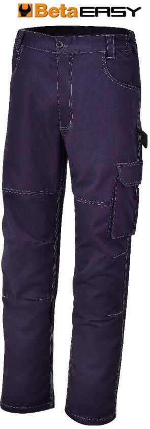 Beta WORK Werkbroek T C twill 245 g m2 blauw 7840BL L 078400103