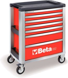 Beta C39 7 Rood Gereedschapswagen met zeven laden