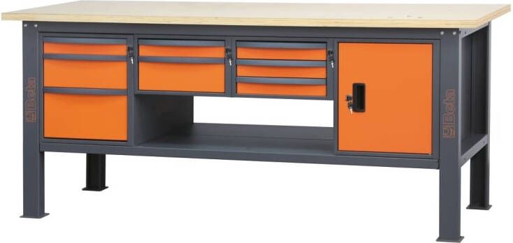 Beta C58Bc-W2 1 8Ca O Werkbank | 8 laden | Deurmodule 058000635