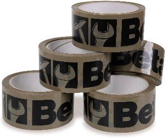 Beta Collection 36 rollen of plakband met logo.Bruin 9589A 36 095890035