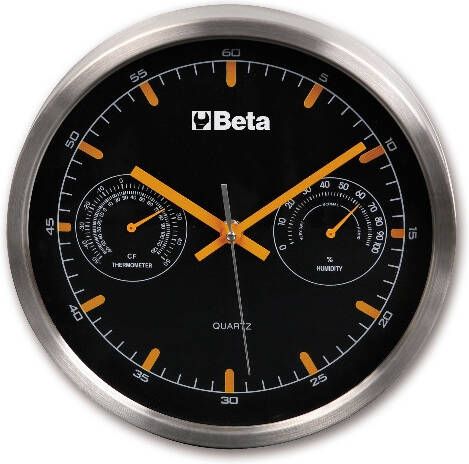 Beta Collection Klok met thermometer en hygrometer 26 cm in diameter 9594 095940051