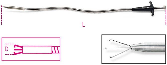 Beta Flexibele grijper 1713M 1000 017130015