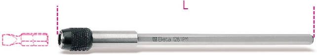 Beta Magnetische bithouder met snelsluiting 1281PM 012810292
