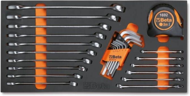 Beta Mc12-Zachte Inlegbak Met 26 Gereedschap 041500012