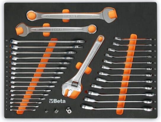 Beta Mm26 Zachte Inlegbak Met 34 Gereedschap 024580026
