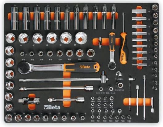 Beta Mm100 Zachte Inlegbak Met 98 Gereedschap 024580100