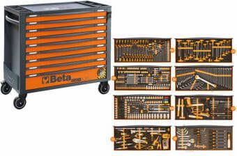 Beta RSC24AXL9 Gereedschapswagen | + Set 560-Delig | 9 laden | Oranje ZNLEVOXLO