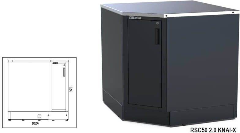 Beta Rsc50 Knai-X Onderste Hoekmodule 050001338