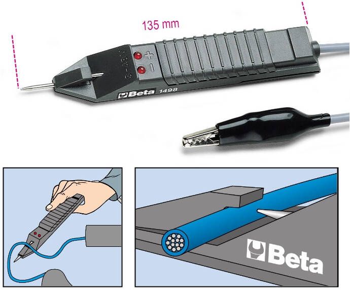 Beta Spanningsmeter-voltage tester 1498 014980100
