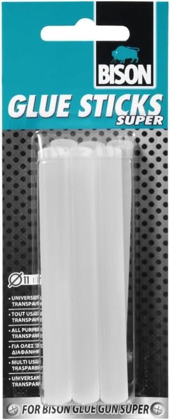Bison Glue Sticks Transparant Crd 6X11Mm*12 L79 1490810