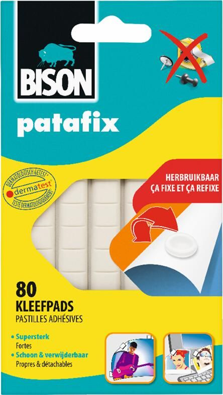 Bison patafix Envelop | 80 stuks 65882