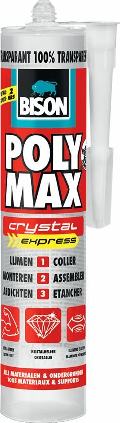 Bison Poly Max Crystal Express Koker | 300 g 6307758