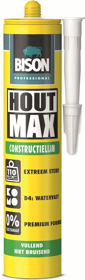 Bison Professional Hout Max D4 Koker | 380 g 6311122