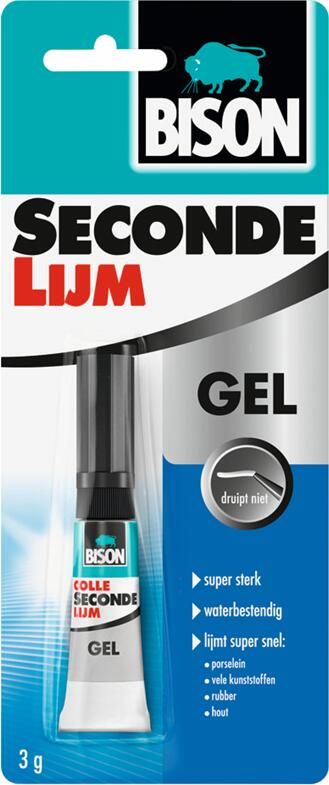 Bison Secondelijm Gel Blister | 3 g 1490269