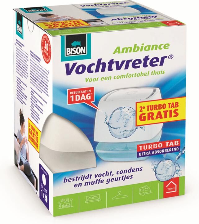 Bison Vochtvreter Ambiance | 100g + 1 TAB GRATIS 6313275