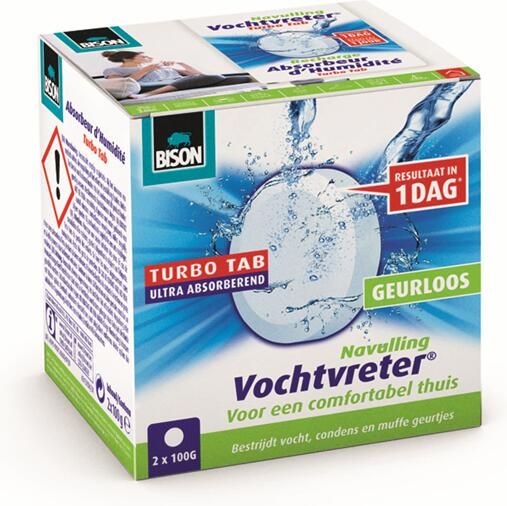 Bison Vochtvreter Ambiance Tab Neutraal | 2x100 g 6313419
