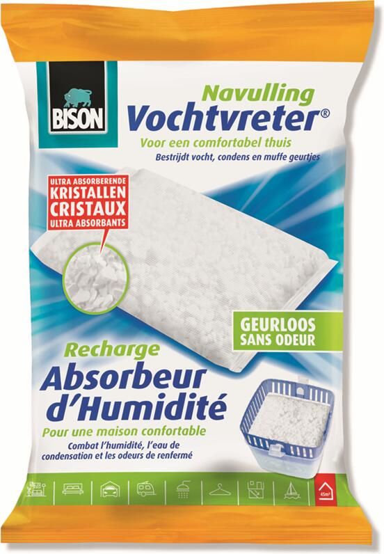 Bison Vochtvreter Navulzak Neutraal | 450 g 6314035