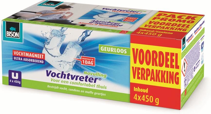Bison Vochtvreter Sachet Krachtige werking Neutraal | 230 mm 6314044