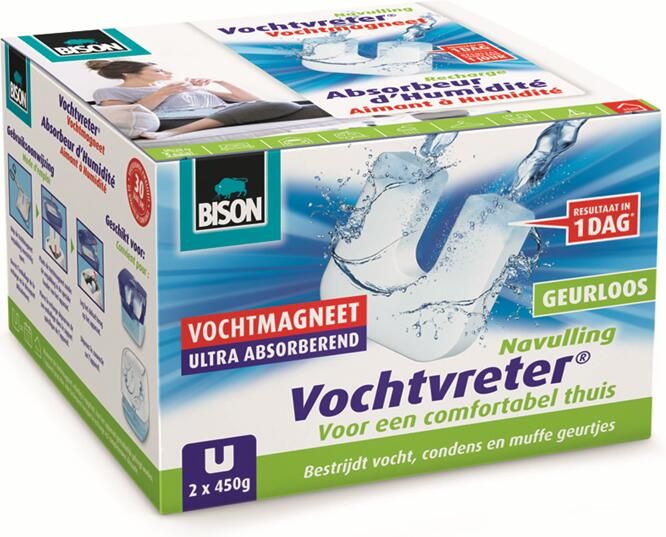 Bison Vochtvreter Vochtmagneet Neutraal | 2x450 g 6313269