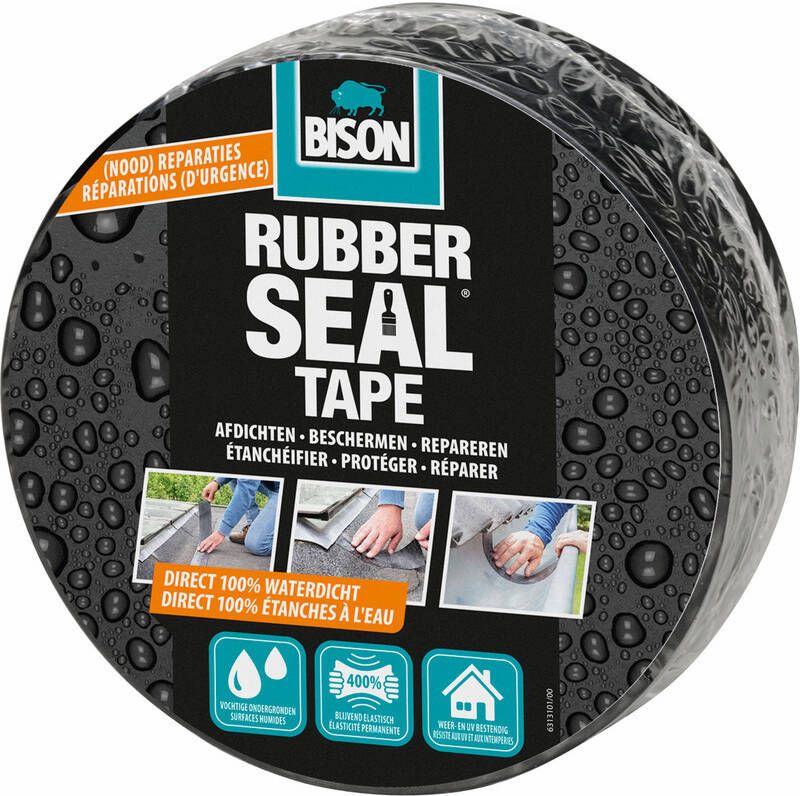 Bison Rubber Seal Tape 7 5Cm Rol 5M*6 Nlfr 6313100