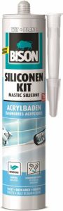 Bison Siliconenkit Acrylbaden Wit Crt 300Ml*12 Nlfr 1491356