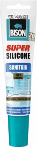 Bison Super Silicone Sanitair Wit Tub 150Ml*6 Nlfr 6300994