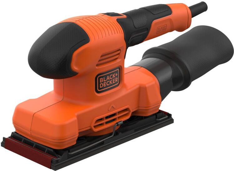 Black+Decker BEW220 150W 1 3 vel Vlakschuurmachine | 1x Schuurvel | Stofopvangzak BEW220-QS