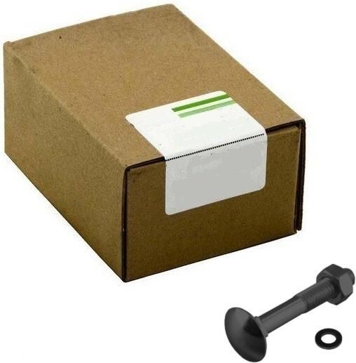 Blackline Slotbout+Moer+Sluitring Hcp Zwart M8X40 | 25 stuks 6904.11.18040