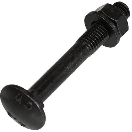 Blackline Slotbout+Moer+Sluitring Hcp Zwart M6X50 | 5 stuks 6901.11.16050