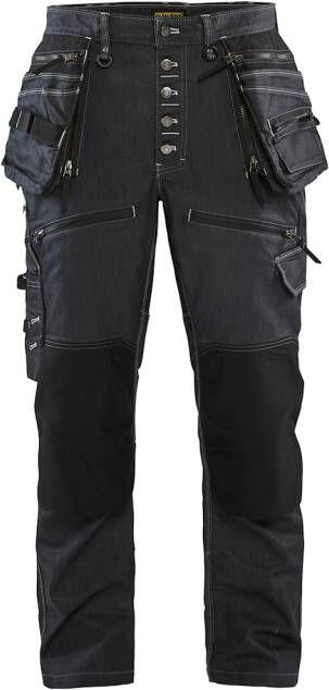 Blåkläder Baggy Denim Stretch X1900 19991141 | Marineblauw Zwart | Maat C158 7330509513903