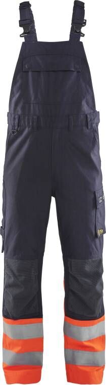 Blåkläder Bretelbroek Multinorm Inherent Klasse 1 28881513 | Marineblauw Oranje | 7330509809433