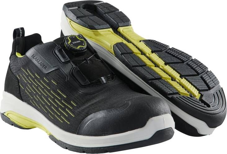 Blåkläder CRADLE Veiligheidsschoen 2442 | Zwart High Vis Geel | 7330509826003