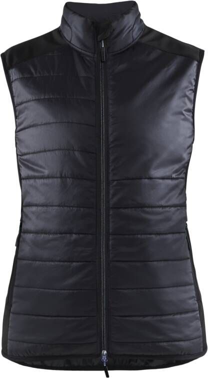 Blåkläder Dames bodywarmer gevoerd 38642030 | Zwart Donkergrijs | Maat XXL 7330509818770