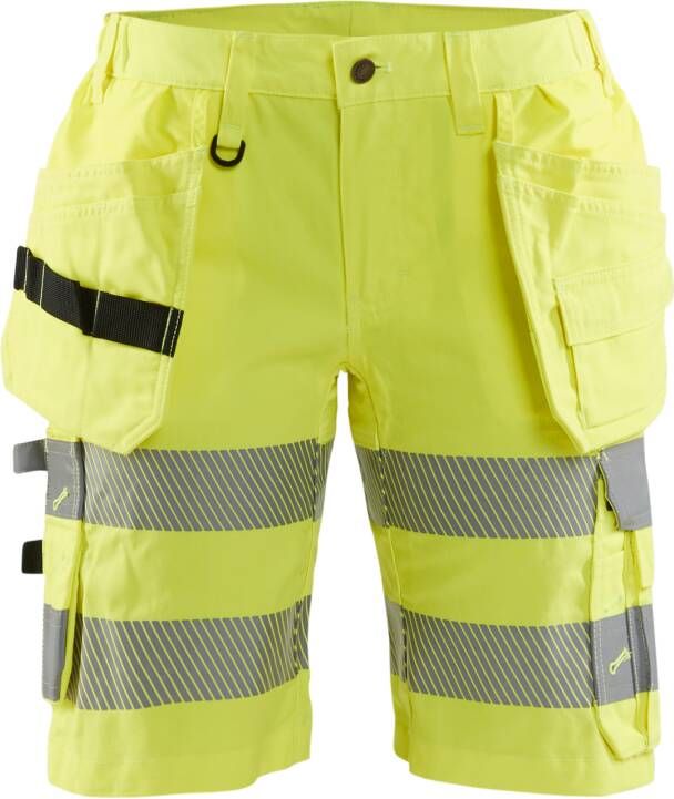 Blåkläder Dames High-Vis short met stretch 71861811 | High-Vis Geel | 7330509729762