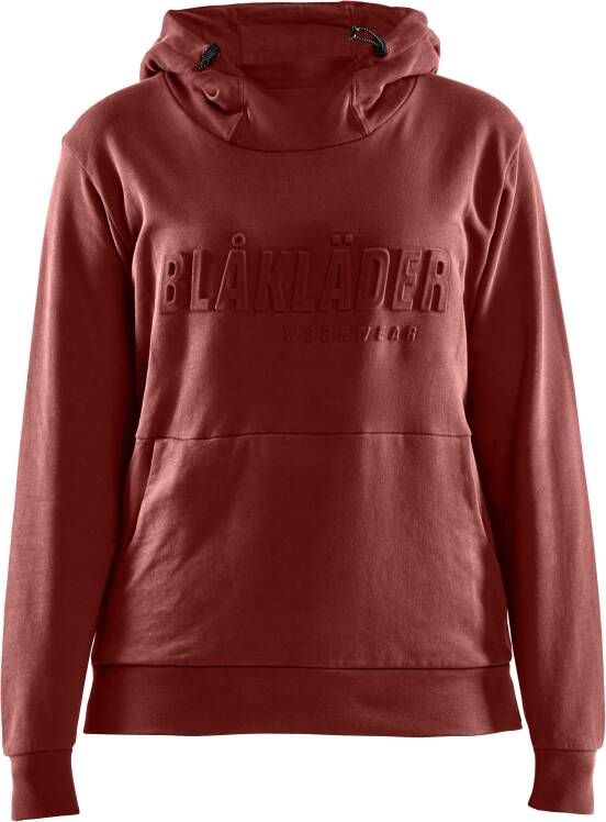 Blåkläder Dames hoodie 3D 35601158 | Gebrand rood | Maat XXL 7330509771280